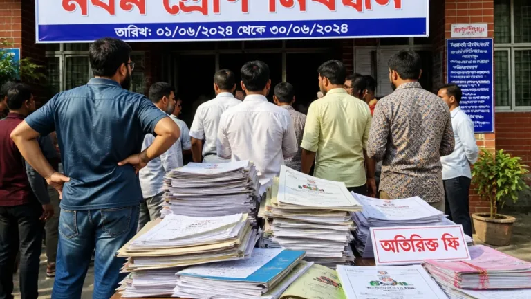 বরিশালে নবম শ্রেণির নিবন্ধনে অভিযোগ: বরিশাল বোর্ড অন্য বোর্ডের চেয়ে বেশি ফি নিলো