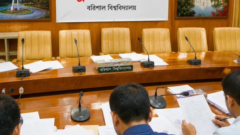 বরিশালে সিন্ডিকেট ঘোষণা: বরিশাল বিশ্ববিদ্যালয়কে 'ফ্যাসিস্ট বাহিনী মুক্ত' হিসেবে ঘোষণা