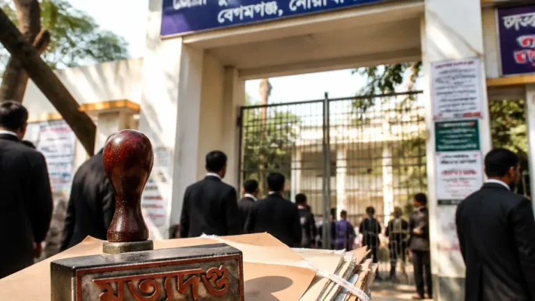 বেগমগঞ্জের সীমানা সংঘর্ষ: জোড়া খুন মামলায় প্রধান আসামিকে মৃত্যুদণ্ড