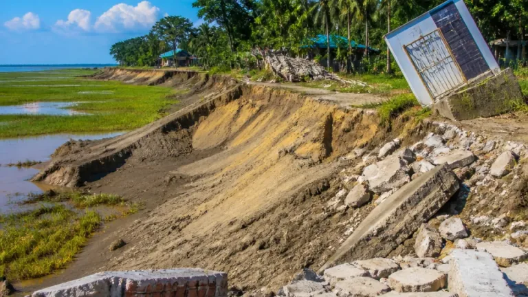 ভোলার মনপুরায় হাজার কোটি টাকার বেড়িবাঁধে ধস: কৃষক ও স্থানীয়দের উদ্বেগ বাড়ছে