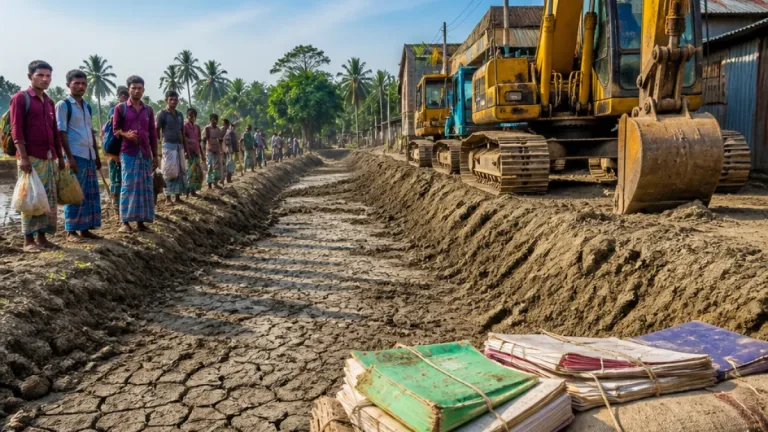 ভোলায় বরাদ্দের টাকা উঠেছে, খাল খনন হয়নি—স্থানীয়রা অভিযোগে ক্ষোভ