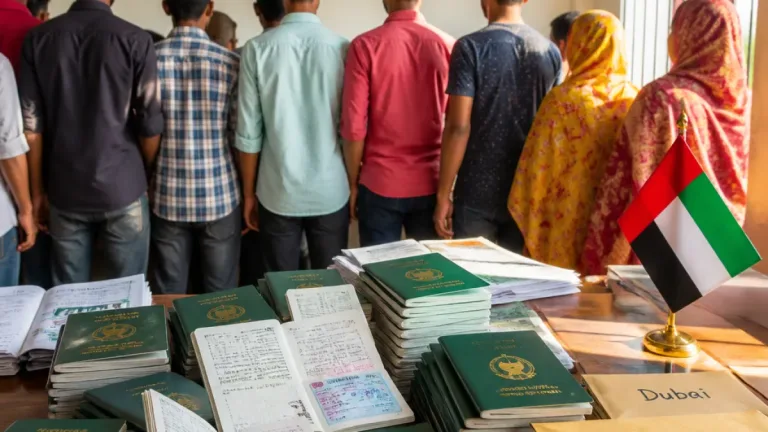 বিনা খরচে দুবাই যাচ্ছে ২১৬ শরীয়তপুরের যুবক; অংশ হিসেবে আজ ১১ জনের পাসপোর্ট–ভিসা দিলো ম্যাটকো