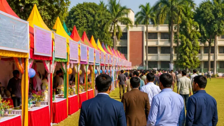 বিরামপুরে চার উপজেলা মিলিতভাবে জব ফেয়ার: ২৭টি স্টল দিয়ে কর্মসংস্থানের উদ্যোগ
