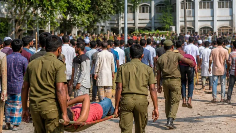 ব্রাহ্মণবাড়িয়ায় আশুগঞ্জ উপজেলা পরিষদ প্রাঙ্গণে বিএনপি–রুমিন সমর্থকের সংঘর্ষ, দুইজন আহত