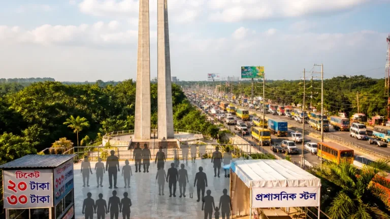 ব্রাহ্মণবাড়িয়ায় আশুগঞ্জে নির্মিত মৈত্রীস্তম্ভ উদ্বোধন, দর্শকপ্রবাহ ও পরিচালনা নিয়ে নজর