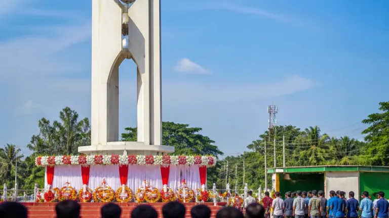ব্রাহ্মণবাড়িয়ায় আশুগঞ্জে উদ্বোধন হলো ভারতীয় মিত্রবাহিনীর স্মরণে নির্মিত মৈত্রীস্তম্ভ