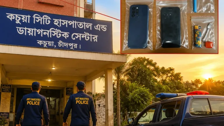 চাঁদপুরে হাসপাতালের আবাসিক চিকিৎসককে ইয়াবাসহ আটক; তদন্ত শুরু