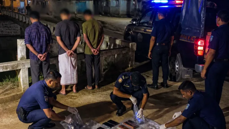 চাঁদপুরে মোবাইলে অনলাইন জুয়া: শাহরাস্তিতে অভিযান, তিনজন গ্রেপ্তার