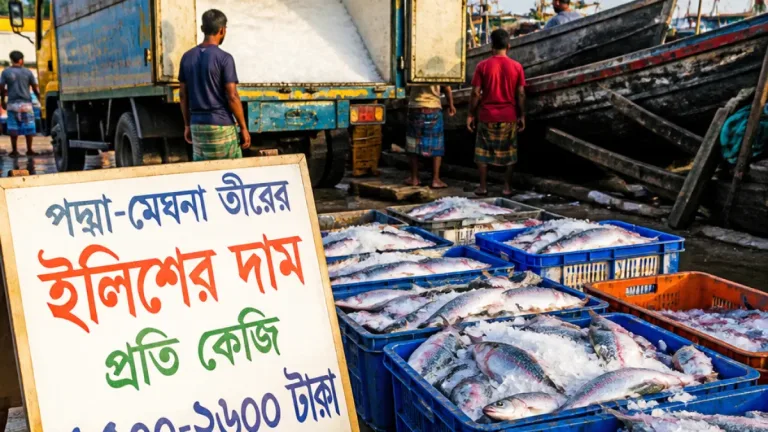 চাঁদপুরের পদ্মা-মেঘনায় ইলিশ বাড়ছে, বাজারে এক কেজির দাম কমল