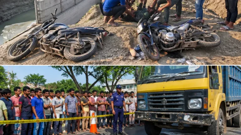 চাঁপাইনবাবগঞ্জে শিবগঞ্জে পৃথক দুর্ঘটনায় চার মোটরসাইকেল আরোহীর মৃত্যু