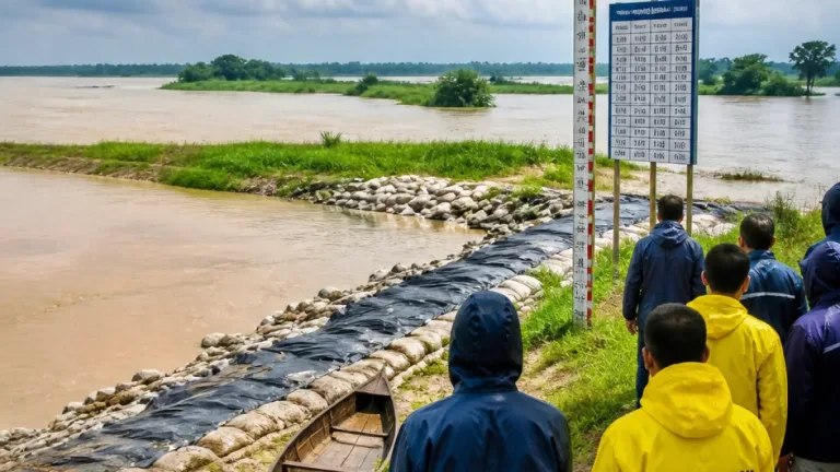 চাঁপাইনবাবগঞ্জে তিন নদীর পানি বাড়ায় নিম্নাঞ্চলে উদ্বেগ, প্রশাসন সতর্ক