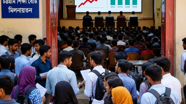 চট্টগ্রাম বোর্ডে এসএসসি 결과ে বড় ধাক্কা: পাস হার ৫৯.৪৮ শতাংশ, জিপিএ-৫ কমেছে