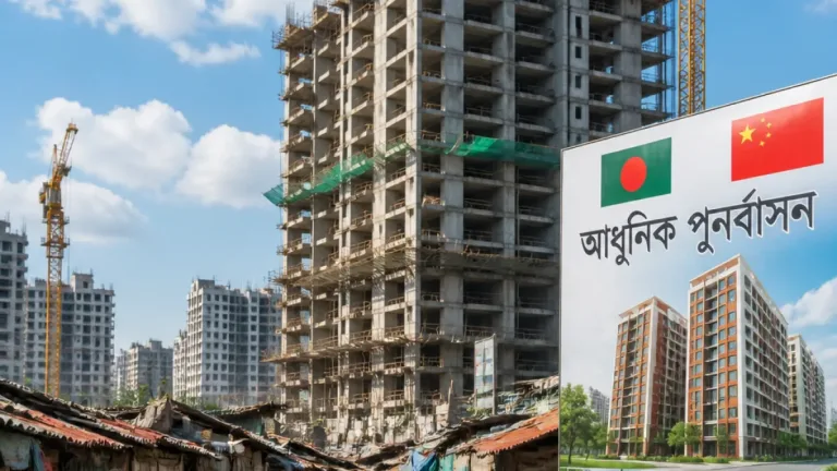 চীনের বিনিয়োগে করাইল, সাততলা ও ভাসানটেক বস্তিতে আধুনিক আবাসন করার প্রস্তাব অনুমোদন