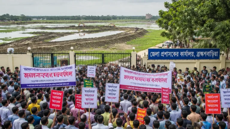 দত্তখোলা হাওরসহ ১২০০ একর ভরাট: ব্রাহ্মণবাড়িয়ায় প্রস্তাবিত উপশহর বাতিলের দাবি