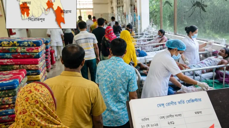 ঢাকার বাইরে পাঁচ জেলায় দ্রুত ছড়াচ্ছে ডেঙ্গু, হাসপাতালে ভর্তি অগাস্টে বৃদ্ধি