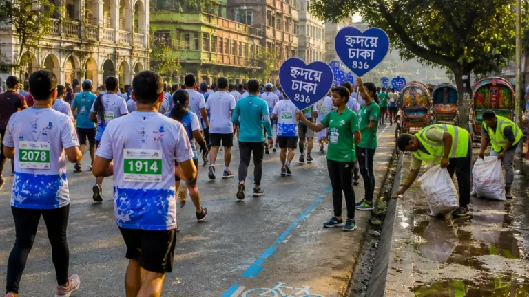 ঢাকায় ডিএসসিসির হেরিটেজ রান: ইতিহাস-পর্যটন ও পরিচ্ছন্নতার আহ্বান