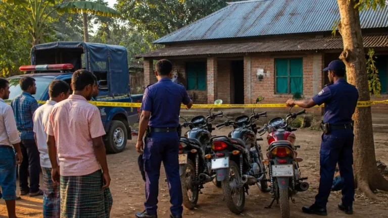 দিনাজপুর কাহারোলে অভিযানে ৪ চোরাই মোটরসাইকেল উদ্ধার, ৪ জন গ্রেপ্তার