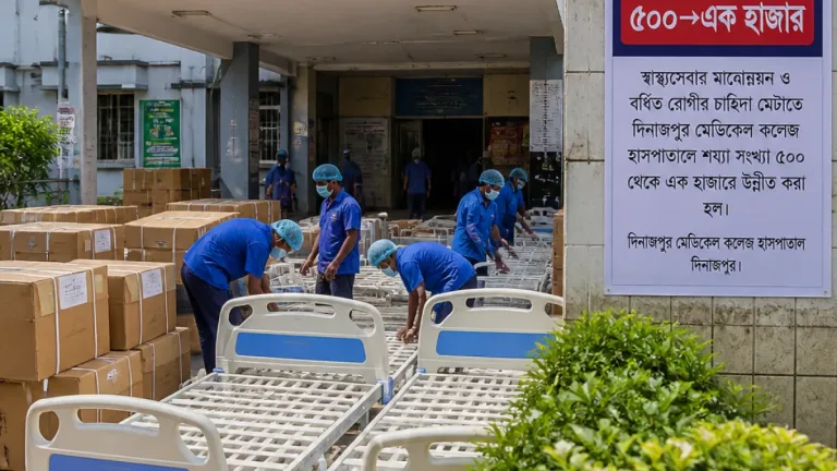 দিনাজপুর মেডিকেলে শয্যা দ্বিগুণ: ৫০০ থেকে এক হাজারে উন্নীতকরণে অর্থ বিভাগের সম্মতি