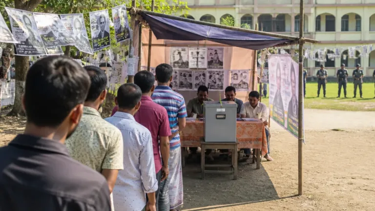 দিনাজপুরে ট্রাক ও ট্যাংকলরী শ্রমিক ইউনিয়নের ত্রি-বার্ষিক ভোট সম্পন্ন