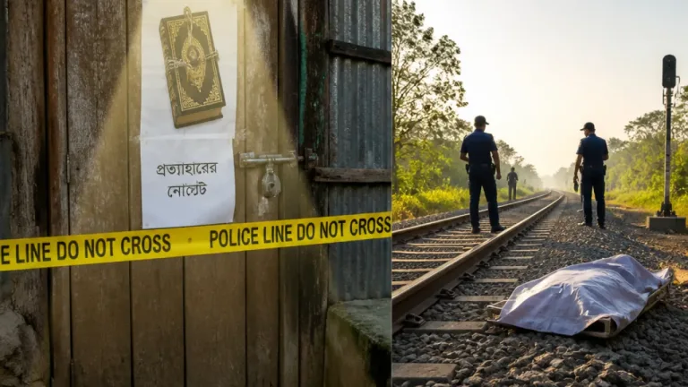 ডোমারে পৃথক দুর্ঘটনায় দুইজনের মৃত্যু: এক ঝুলন্ত, একজন ট্রেনে কাটা পড়ে জান্নাতি