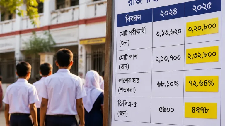 এসএসসিতে বগুড়া এগিয়ে: বোর্ডে সর্বোচ্চ পাস হার ও জিপিএ-৫, তবু চিঠি রেখে গেল হলুদ সংখ্যা