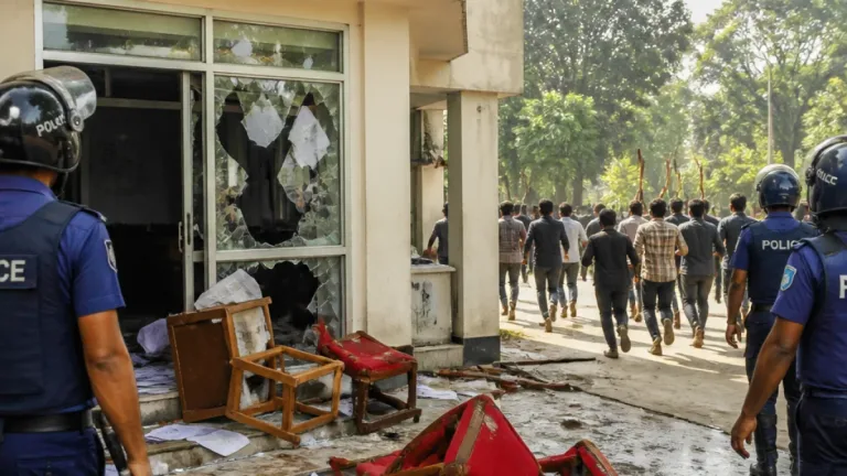 গাইবান্ধা ফুলছড়িতে ফ্যামিলি কার্ড বিবাদ: ইউএনও কার্যালয়ে ভাঙচুর ও তালিকা বাতিলের দাবি