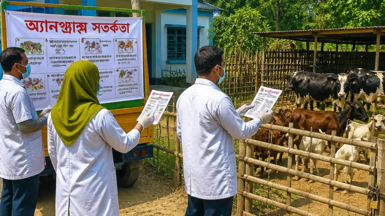 গাইবান্ধার সুন্দরগঞ্জে অ্যানথ্রাক্স আক্রান্ত বেড়ে ৩৪, সতর্কতামূলক হুশিয়ারি জারি