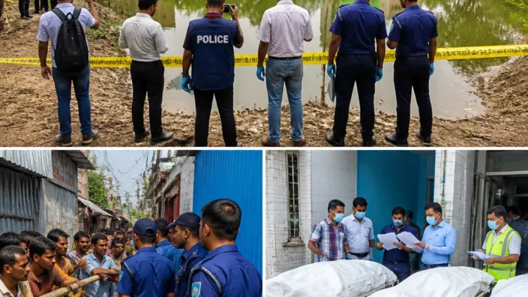 গাজীপুর শ্রীপুরে পৃথক ঘটনায় একই দিনে তিন জনের লাশ উদ্ধার