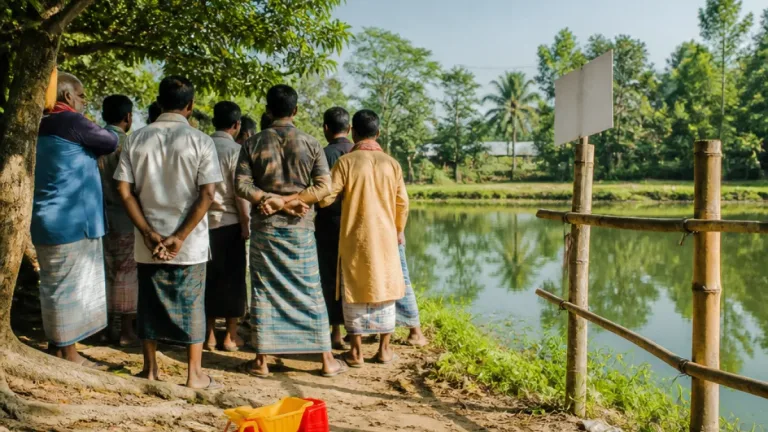গোমস্তাপুরে পুকুরে পড়ে পাঁচ বছরের শিশুর মৃত্যু, এলাকায় শোকের ছায়া