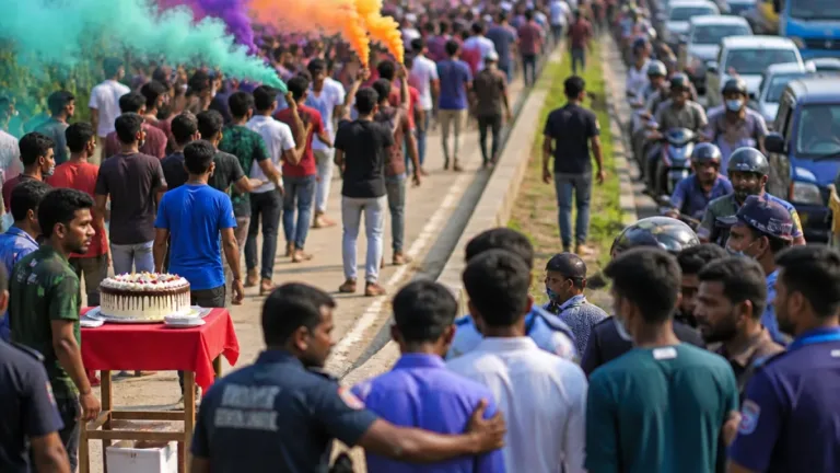 গোপালগঞ্জে নিষিদ্ধ ছাত্রলীগের মিছিল ও কেক কাটা: টুঙ্গিপাড়া থেকে সাতজন গ্রেফতার