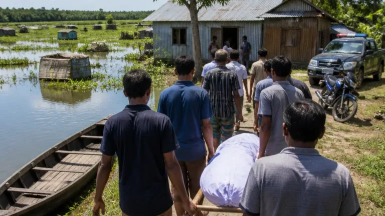 হাওরে হাঁস আনতে গেলে বজ্রপাতে খামারি নিহত: খালিয়াজুরীতে শোক