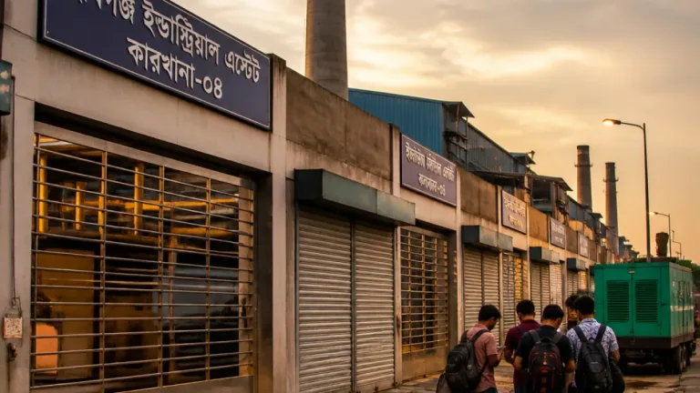 হবিগঞ্জে গ্যাস সংকটে উৎপাদন থেমে ১৭১ কারখানা, ক্ষতির পরিমাপ উঠছে না