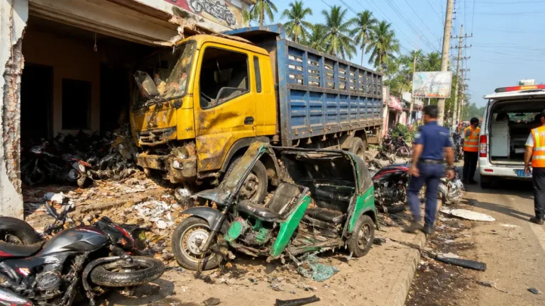 হাতীবান্ধায় ট্রাক-অটোরিকশা সংঘর্ষে দুই নিহত, তিন আহত
