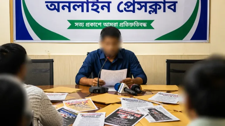 হেফাজতের বিরুদ্ধে অপপ্রচার ও 'দেশছাড়া' হুমকি দাবি করে হেযবুত তওহীদের সংবাদ সম্মেলন