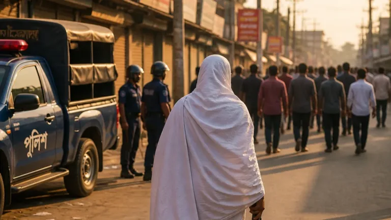 ঈশ্বরদীতে কাফনের কাপড় পরেই অস্ত্র হাতে শহর প্রদক্ষিণ: সাবেক ছাত্রদল নেতার মহড়া সুজনশান্তি বিঘ্নিত করেছে