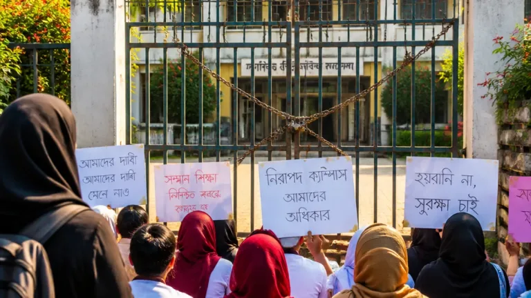 জামালপুর নার্সিং কলেজে ছয় দিন ধরে তালাবদ্ধ; ক্লাস-প্র্যাকটিস স্থগিত