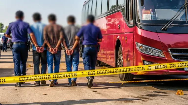 জামালপুরের বাসে যাত্রীর হত্যাকাণ্ড: চালক, হেলপার ও সুপারভাইজার গ্রেপ্তার