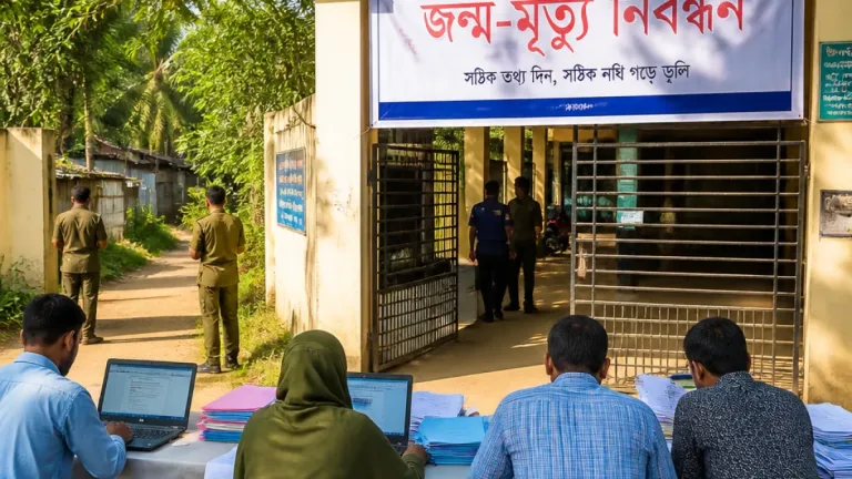 জন্ম-মৃত্যু নিবন্ধনে শীর্ষে পটুয়াখালী: উপজেলা-জেলা স্তরে গলাচিপার বিস্তৃত সাফল্য