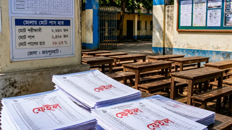 জয়পুরহাটে পাঁচ শিক্ষাপ্রতিষ্ঠানে শতভাগ অকৃতকার্যতা, জেলায় পাস হার ৫৯.৪৮%