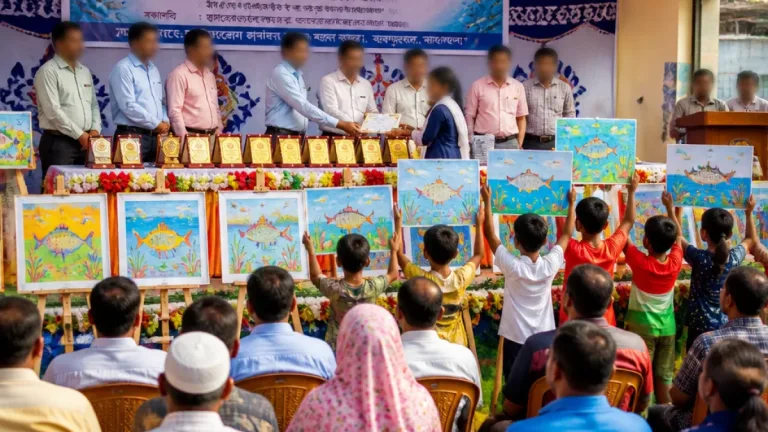 জয়পুরহাটে তিন দিনব্যাপী জাতীয় মৎস্য পক্ষ শেষ: আলোচনা, চিত্রাঙ্কন ও পুরস্কার বিতরণ