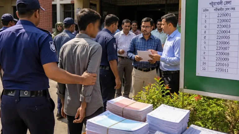 জেলা প্রশাসনের নিয়োগে ছদ্মপরীক্ষার্থী আটক, সন্দেহে তদন্ত শুরু