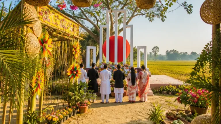 জেলার নয়, দেশের কোণাগুলো থেকে ছবি: মাতৃভাষা দিবস ও বসন্তবরণের নানা প্রতিচ্ছবি