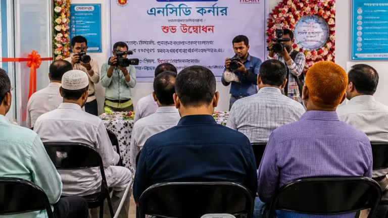ঝালকাঠি সদর হাসপাতালে এনসিডি কর্নার উদ্বোধন: উচ্চ রক্তচাপ-বিষণু রোগীর প্রাথমিক সেবা জোরদার