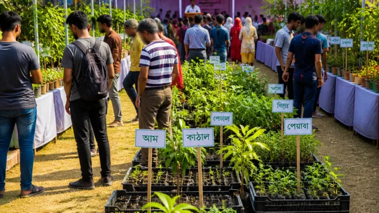 ঝালকাঠিতে সাত দিনব্যাপী বৃক্ষমেলা: ৪০০ প্রজাতির চারা ও জনসচেতনতা বৃদ্ধির আহ্বান