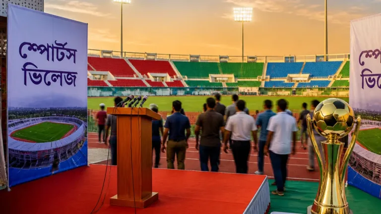 ঝিনাইদহে স্টেডিয়াম আধুনিকীকরণ ও স্পোর্টস ভিলেজ: পাঁচ বছরে ক্রীড়ায় ‘নতুন বিপ্লব’ গড়ার পরিকল্পনা