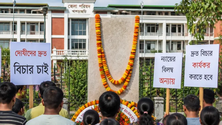 জুনান-রুবেল হত্যার দুই বছরেও বিচারবঞ্চনা: স্মৃতিফলক উন্মোচন ও স্মরণসভায় দাবি