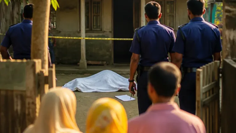 কালীগঞ্জে সন্তানসম্ভবা তরুণীর মরদেহ বাড়ির উঠান থেকে উদ্ধার, স্বামী ও পরিবারের লোকজন পলাতক