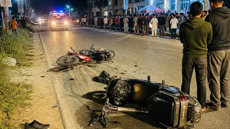 কালিয়ায় ইজিবাইক-মোটরসাইকেলের সংঘর্ষে পথচারী সবুজ মোল্যার মৃত্যু