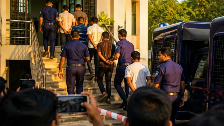 কাশিয়ানীতে সাবেক উপজেলা ভাইস চেয়ারম্যানসহ আটজন গ্রেপ্তার, ১৫ আগস্টের মিছিল-নাশকতা তদন্ত চলছে