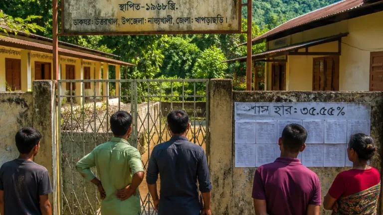 খাগড়াছড়িতে এসএসসি ফল: তিন স্কুলে একটিও পাশ না, জেলায় সামগ্রিক ফল হার কম